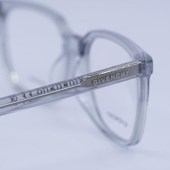 🕶️ New Givenchy GV50020I 020 Eyeglasses - Transparent Grey Frame - Picture 5 of 10